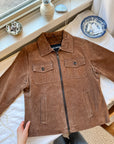 The Chestnut Leather Jacket (S)