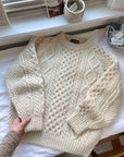 The Classic Fisherman Knit Sweater (S)