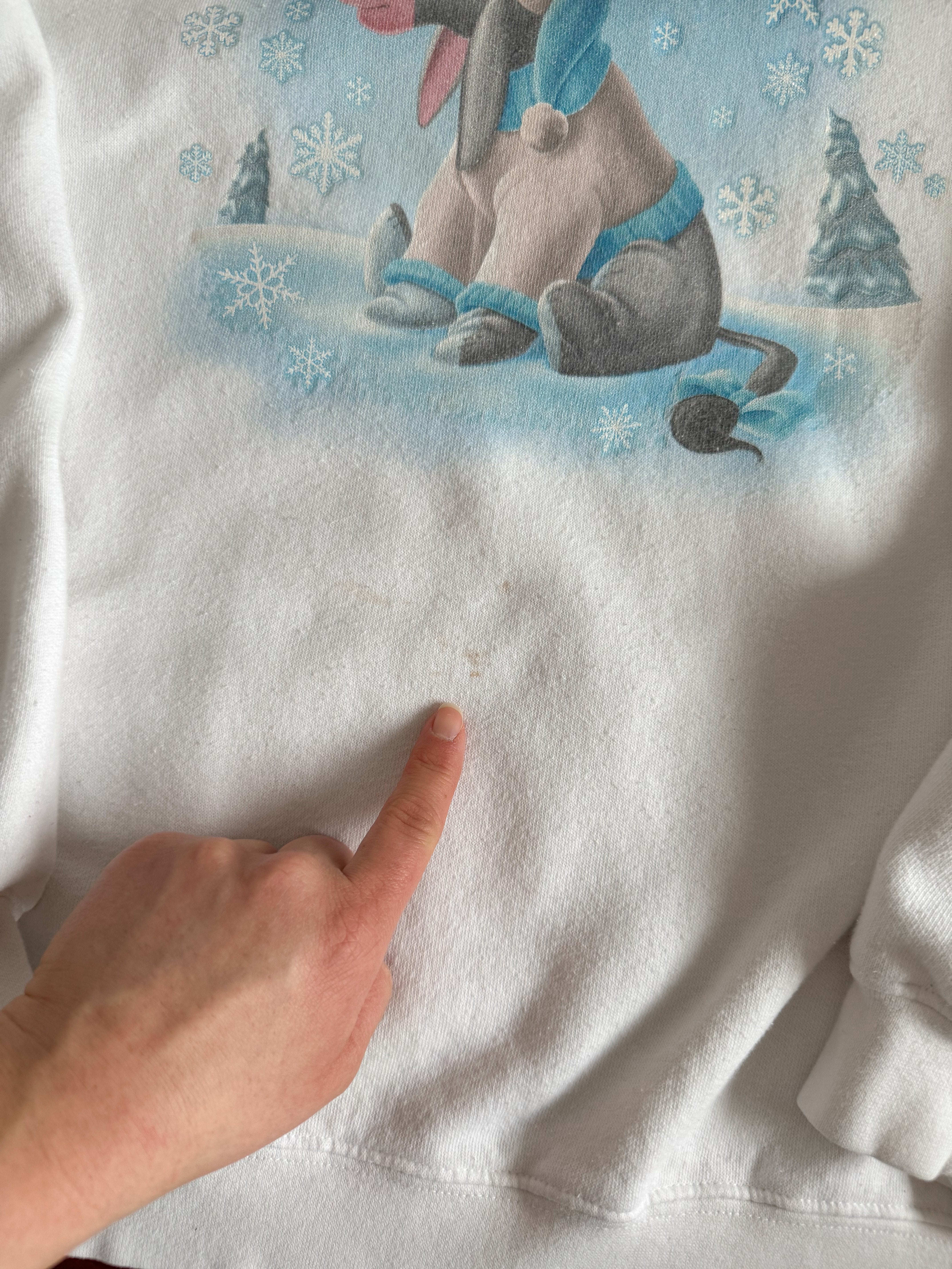 The Sleepy Eyeore Snow Crewneck (L)