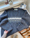 The Forest Fair Isle Sweater (L)