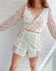 The Floral Eyelet Patchwork Set (M)