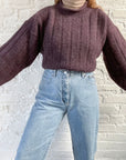 The Plum Speckled Sweater (L)