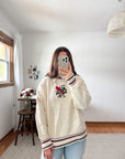 The Holly Cardinal Sweater (L)