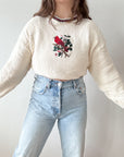 The Holly Cardinal Sweater (L)