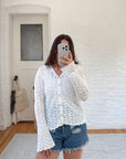 The Salty Crochet Cardigan (M)