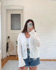 The Salty Crochet Cardigan (M)