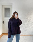 The Plum Speckled Sweater (L)