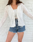 The Salty Crochet Cardigan (M)