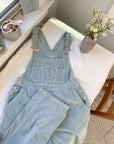 The Turquoise Corduroy Overalls (S)