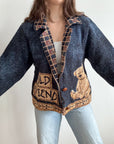 The Old Friend Bear Tapestry Jacket (M)