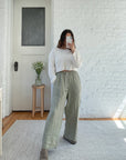 The Sage Flax Wide Leg Pants (S)