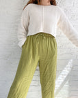 The Avocado Drawstring Pants (S & M)