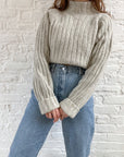 The gloomy ribbed mockneck (L)