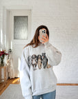 The Double Sided Dog Crewneck (L)