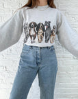 The Double Sided Dog Crewneck (L)