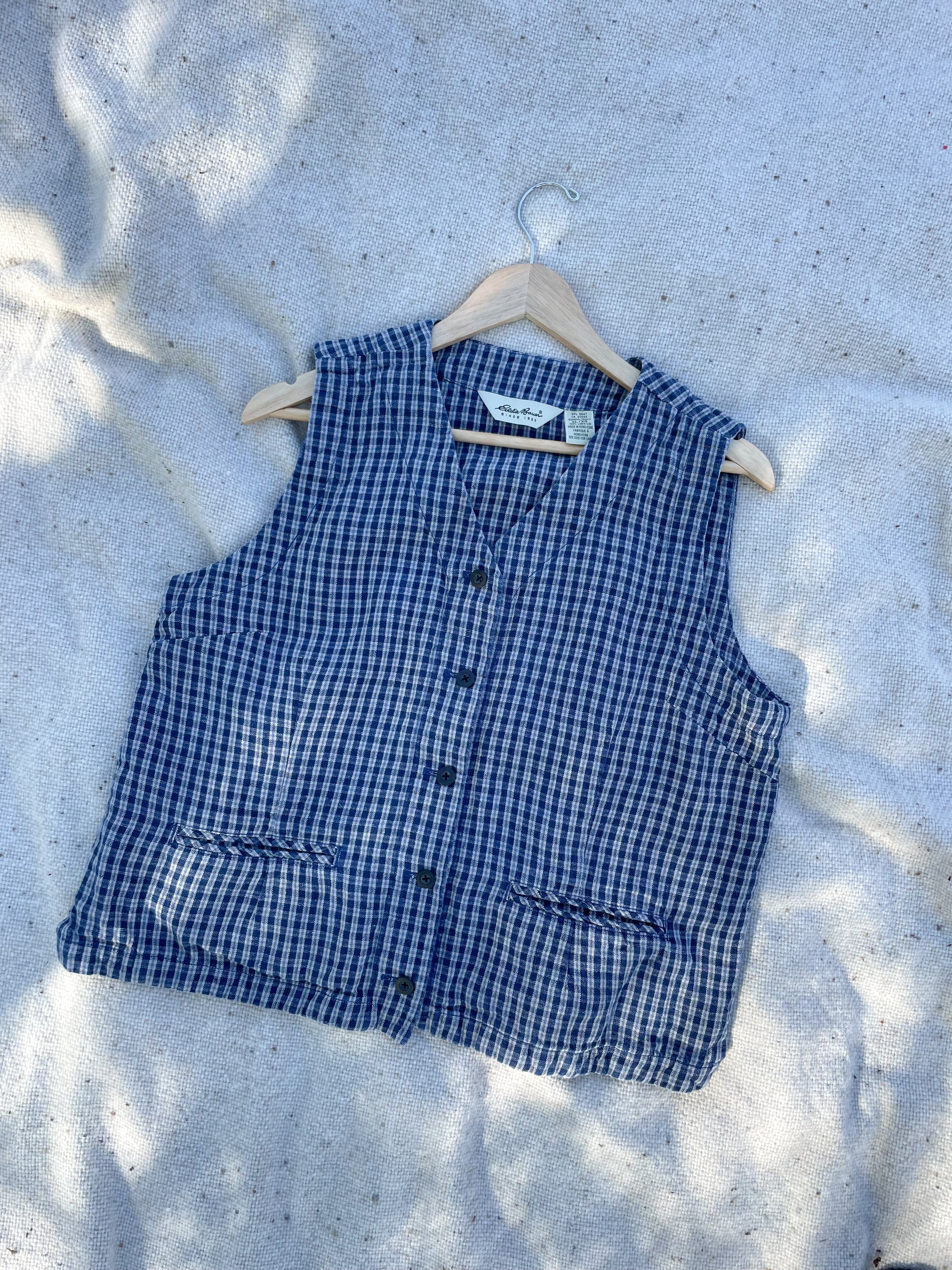 The Midnight Button Vest (XL)