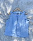 The Azure Button Vest (XL)