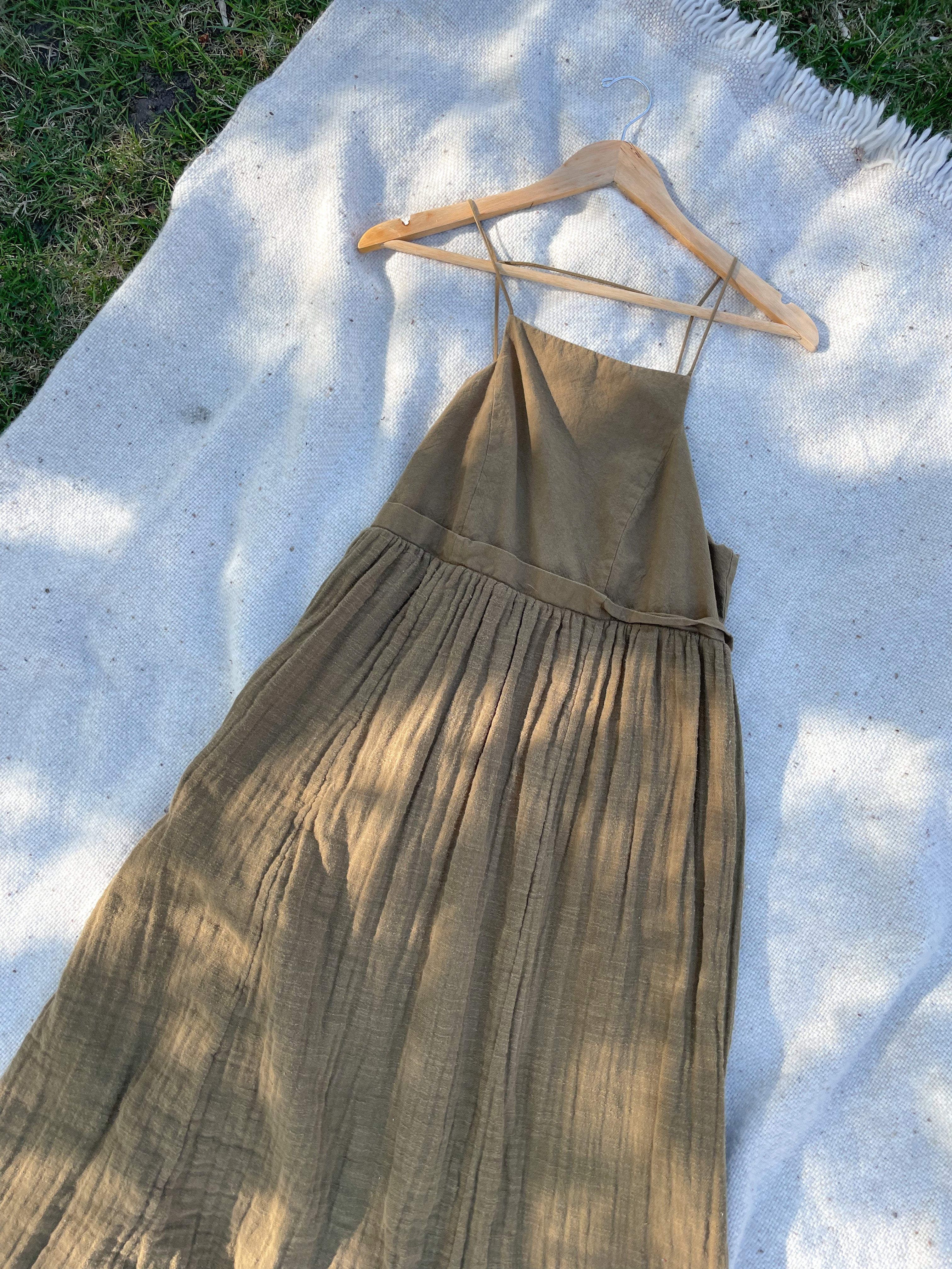 The Seaweed Maxi Dress (S)