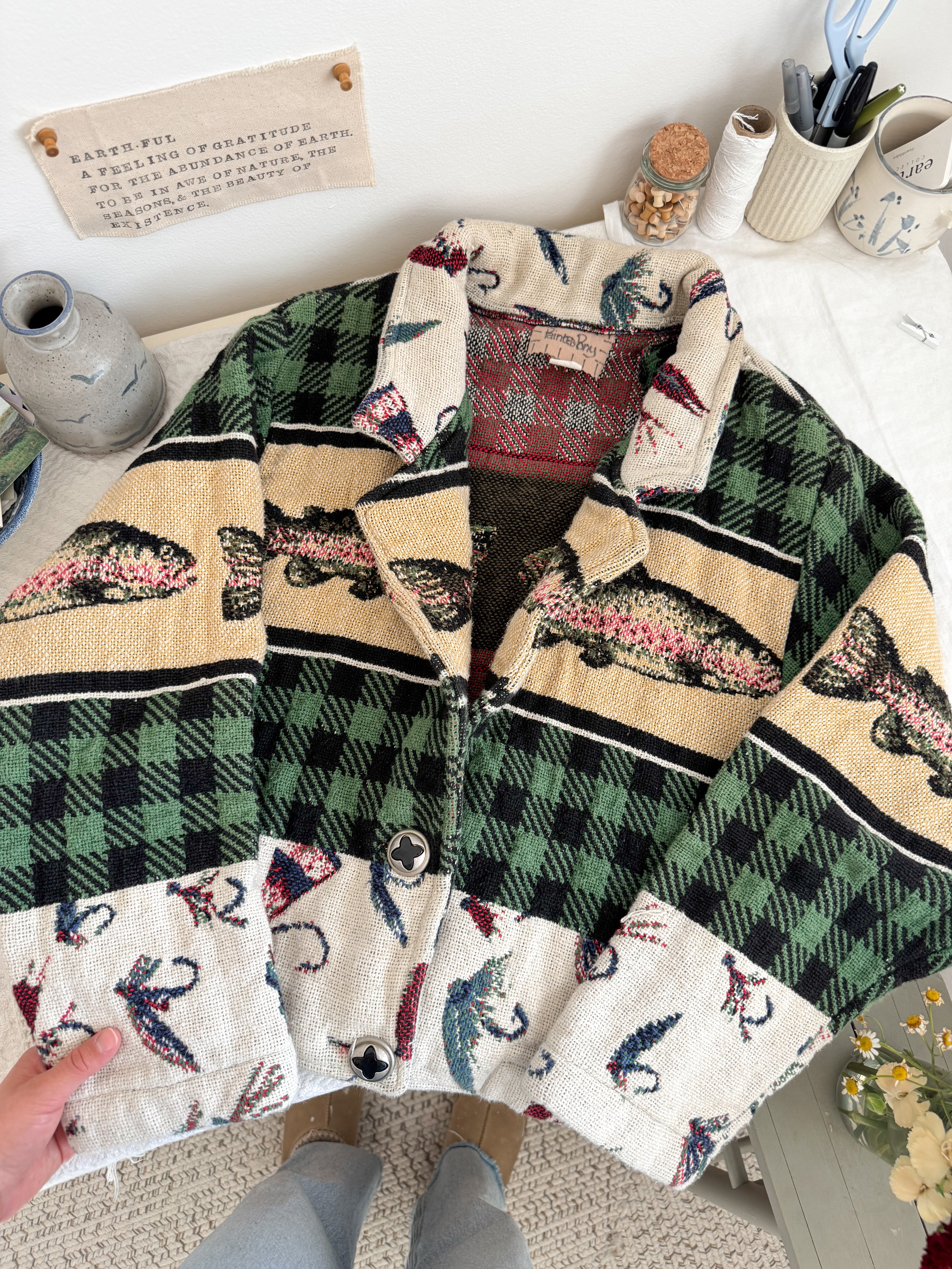 The Trout Tapestry Jacket (L)