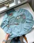 The Teal Birdie Crewneck (M)