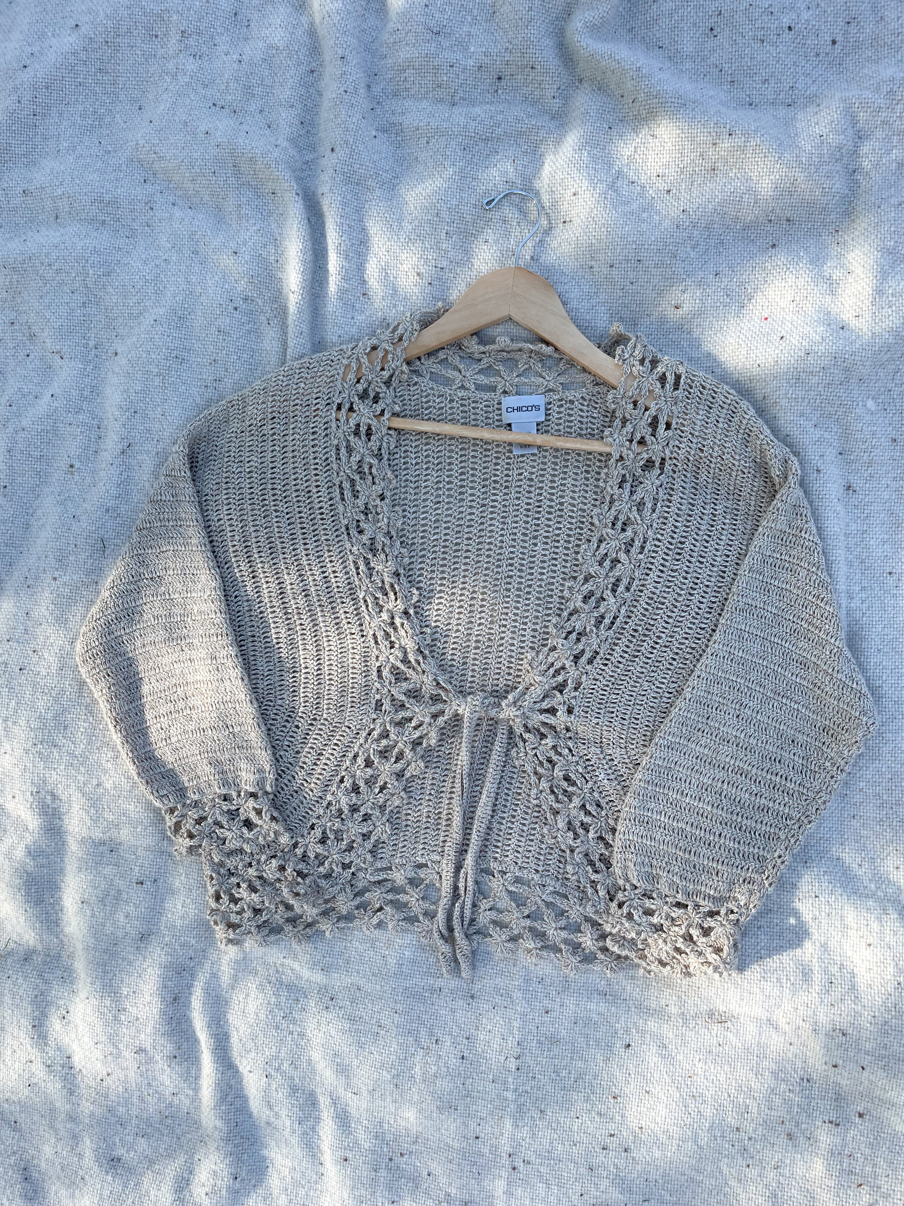 The Island Breeze Crochet Top (L)