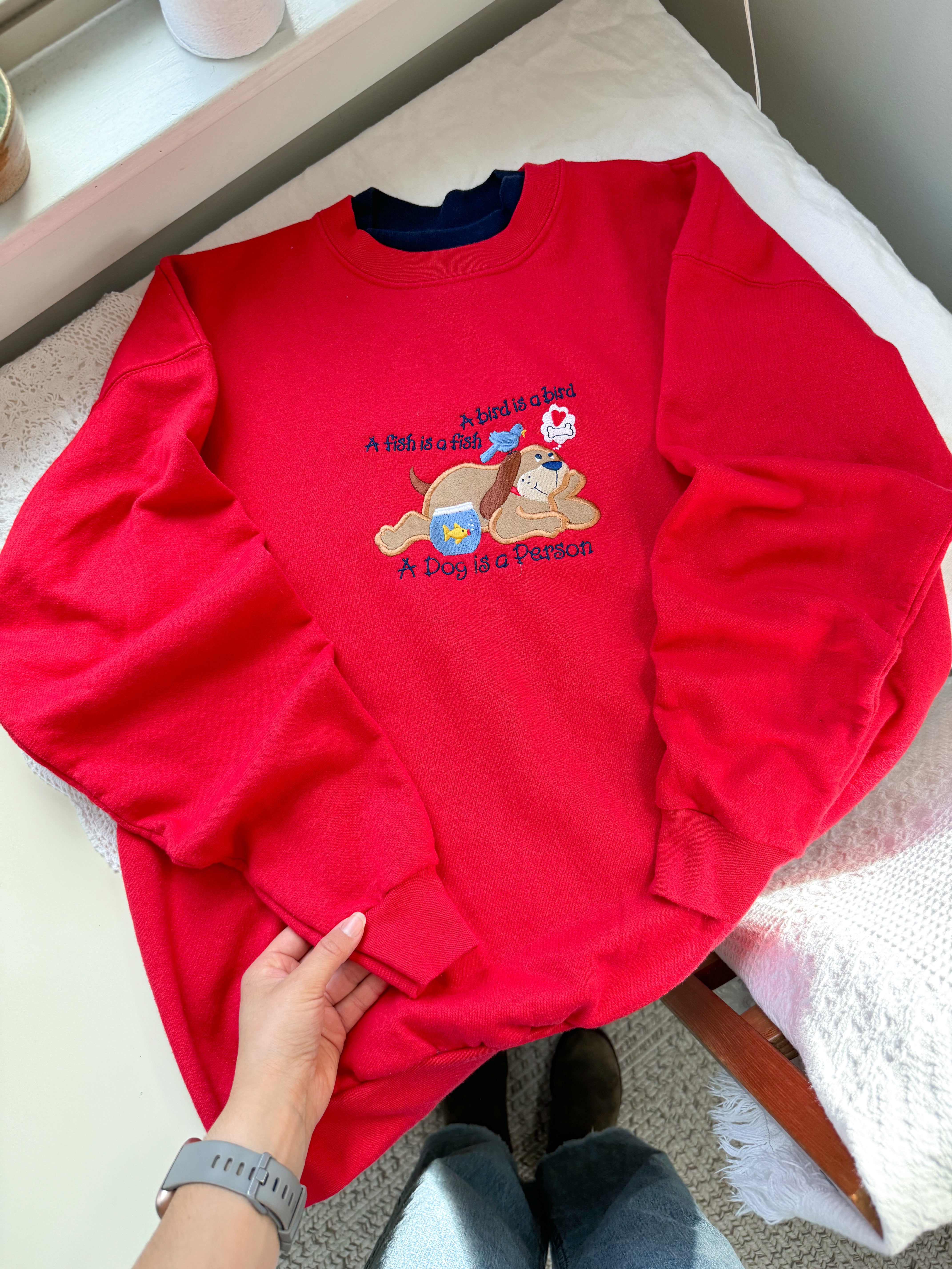 The Dogs Are People Crewneck (L)