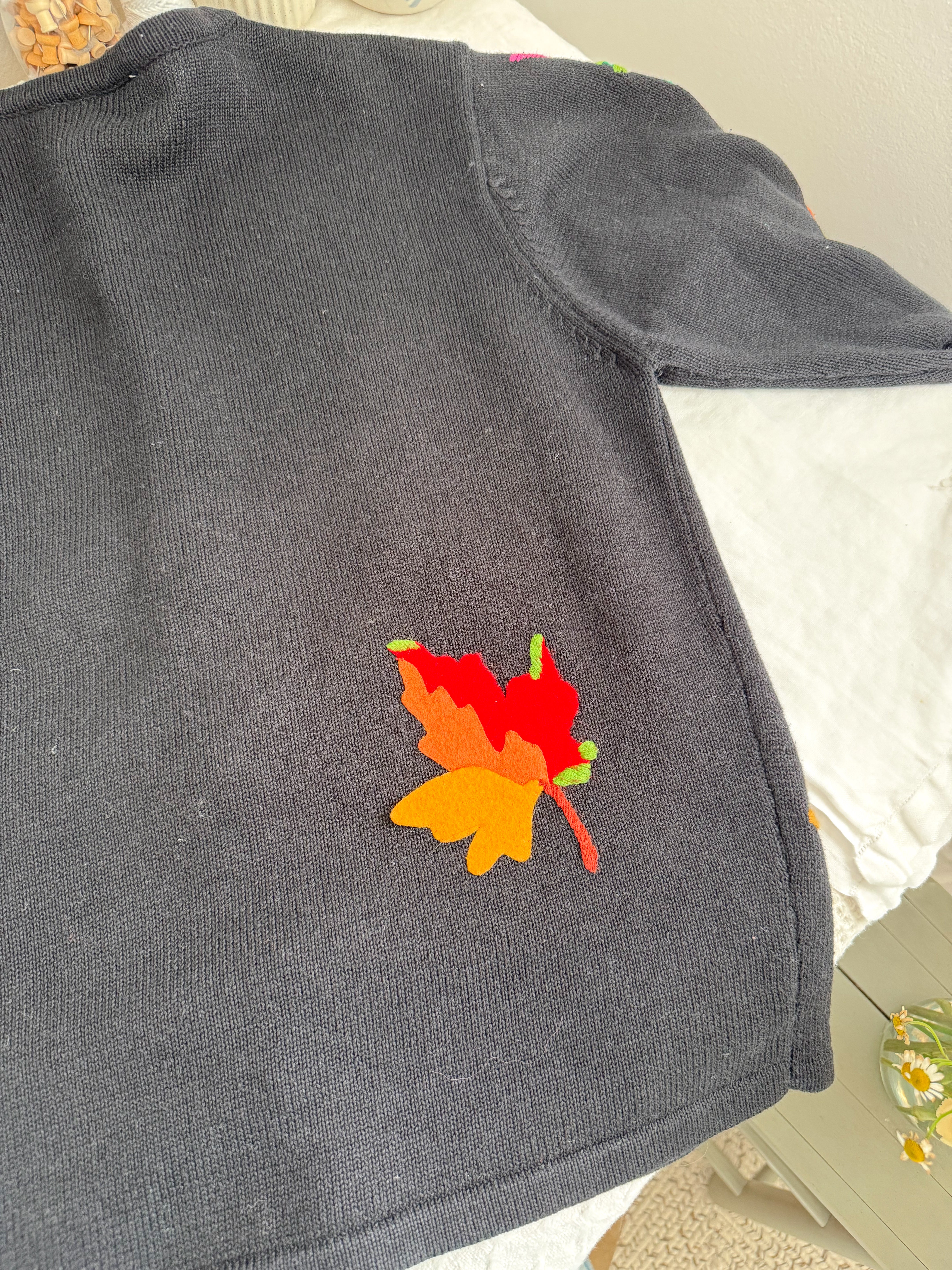 The Vibrant Leaf Cardigan (S)