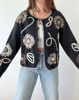 The Neutral Sunflower Cardigan (L)