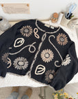 The Neutral Sunflower Cardigan (L)