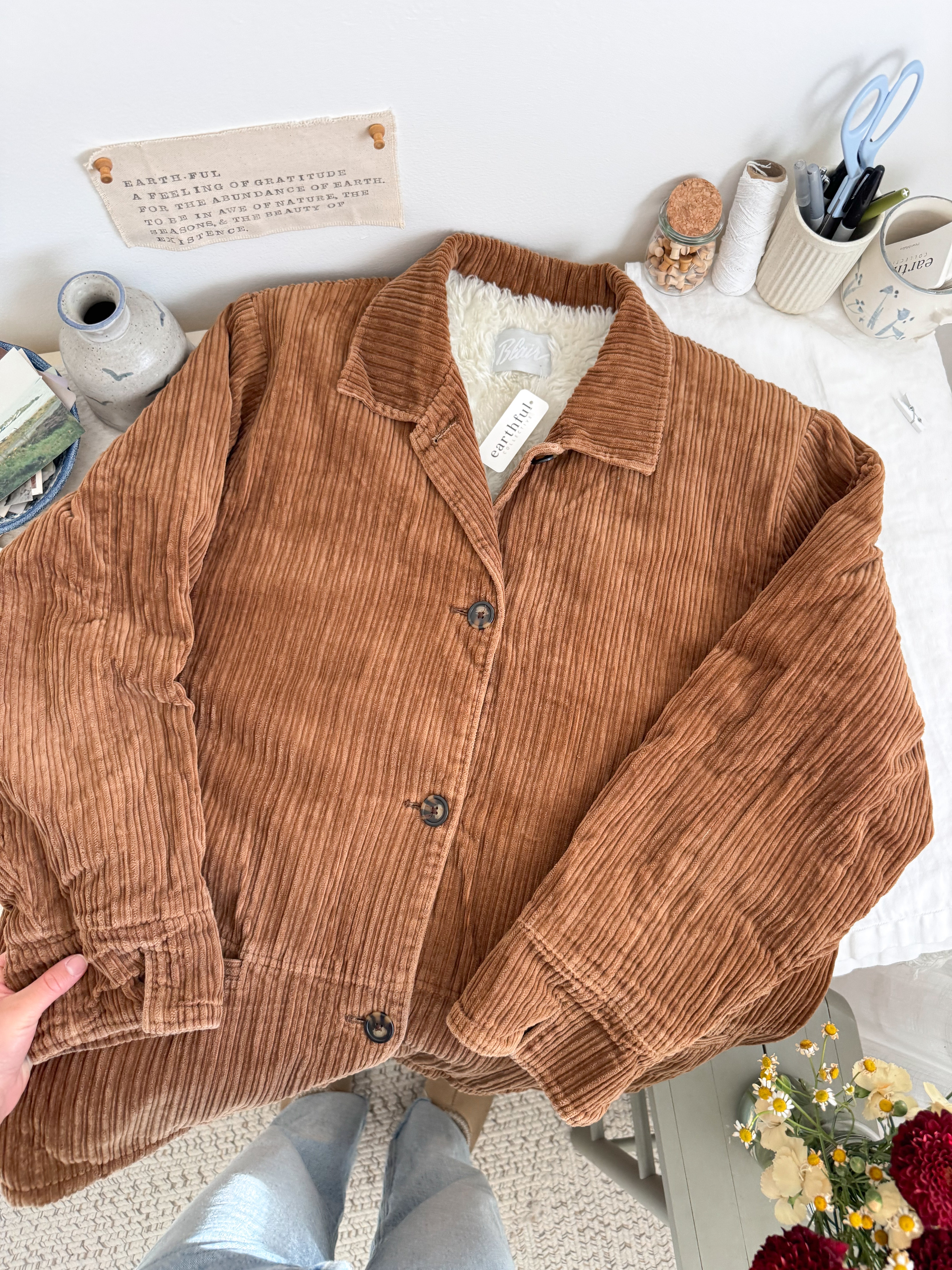 The Chestnut Corduroy Jacket (XL)