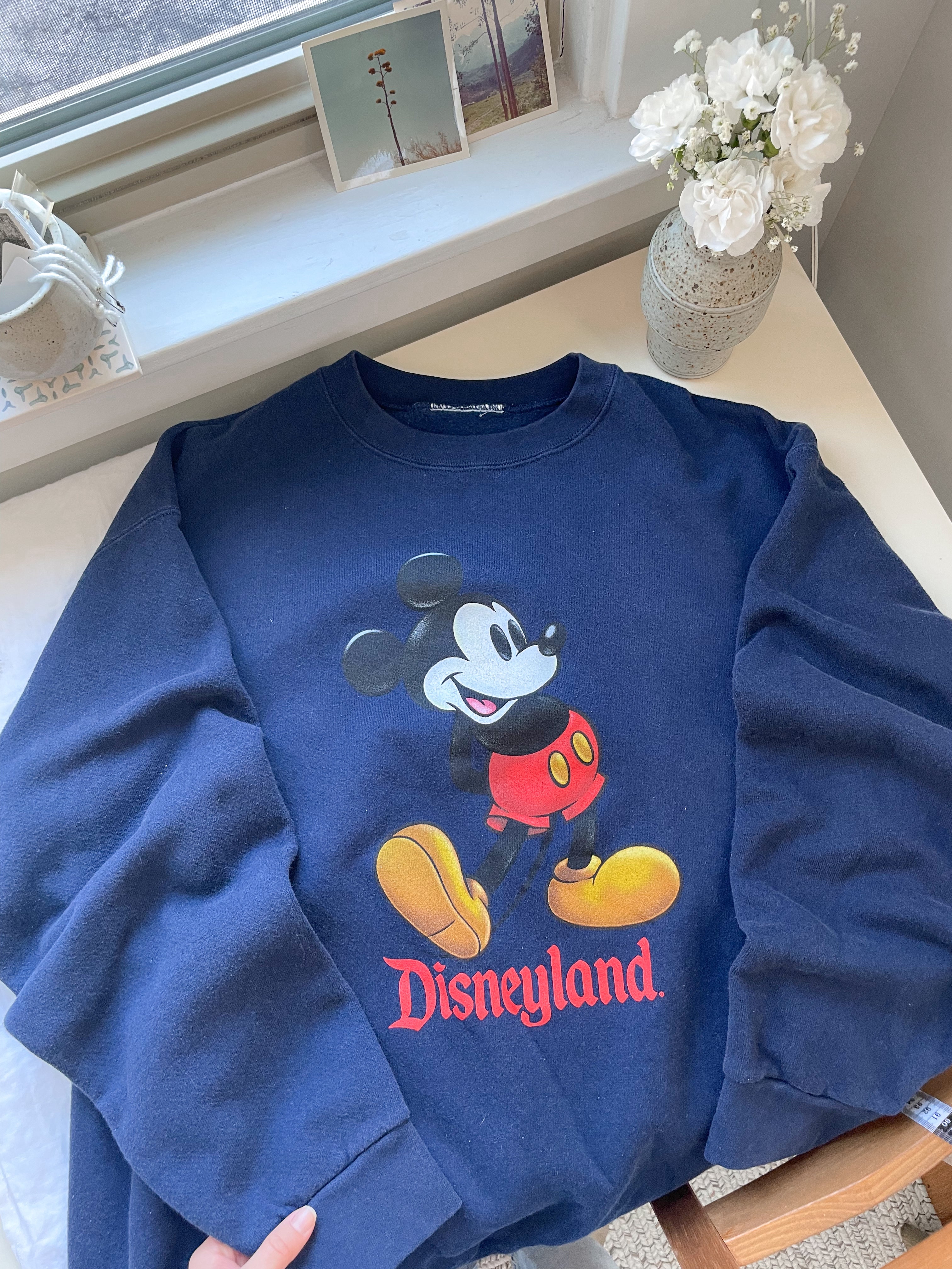 They Navy Mickey Crewneck (L)