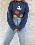 They Navy Mickey Crewneck (L)