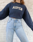 The Navy Aspen Crewneck (M)