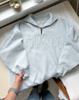 The Baby Blue Quarter Zip (L)