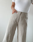 The White Sand Linen Pants (30")