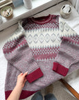 The Reddish Nordic Fair isle Sweater (L)