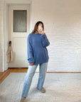 The Blue Yonder Cable Knit Sweater (XL)