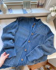 The Multi-Textured Cardigan (L)