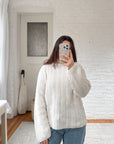 The Bone Textured Sweater (M)