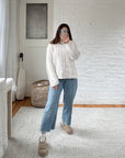 The Bone Textured Sweater (M)