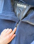 The Two Toned Navy Zip Up (L)