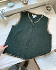 The Forest Green Knit Vest (M)