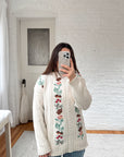 The Cream Acorn Mock Neck Sweater (S)