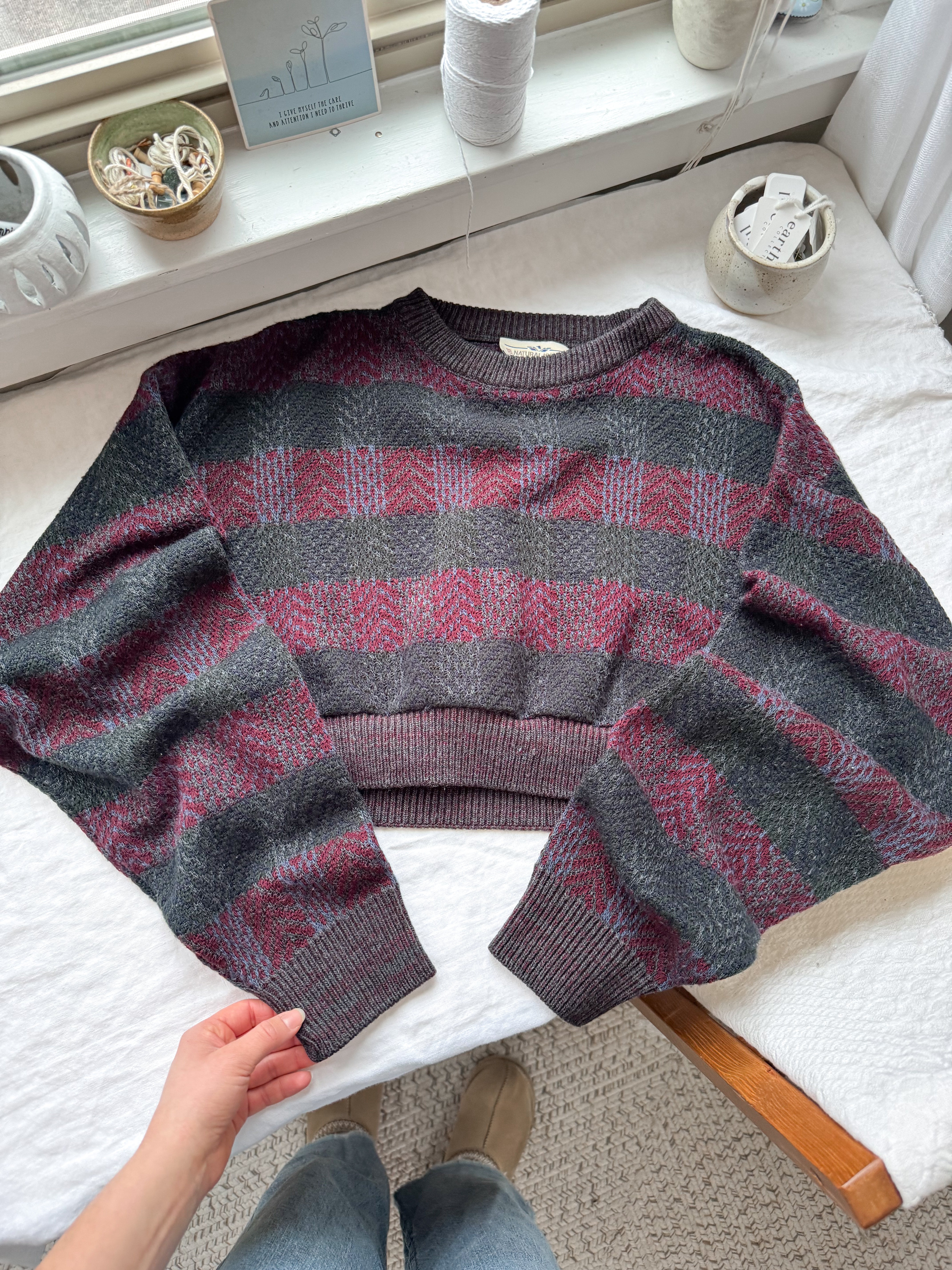 The Woodsy Cropped Sweater (L)