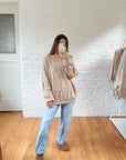 The Tan Square Knit (XL)