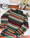 The Harvest Striped Sweater (M)