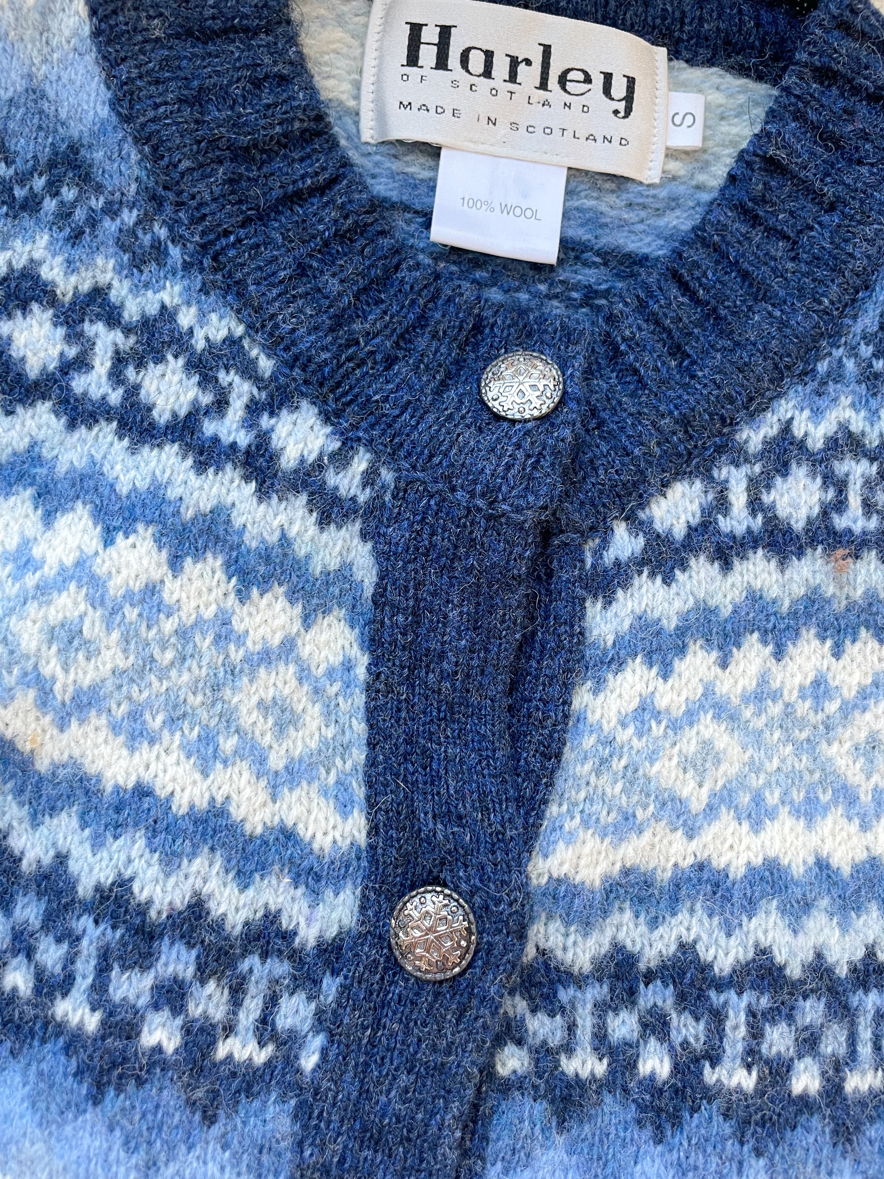 The Fair Isle Icy Cardigan (S)