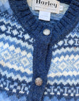 The Fair Isle Icy Cardigan (S)