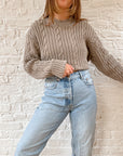 The Hazelnut Cable Knit (L)