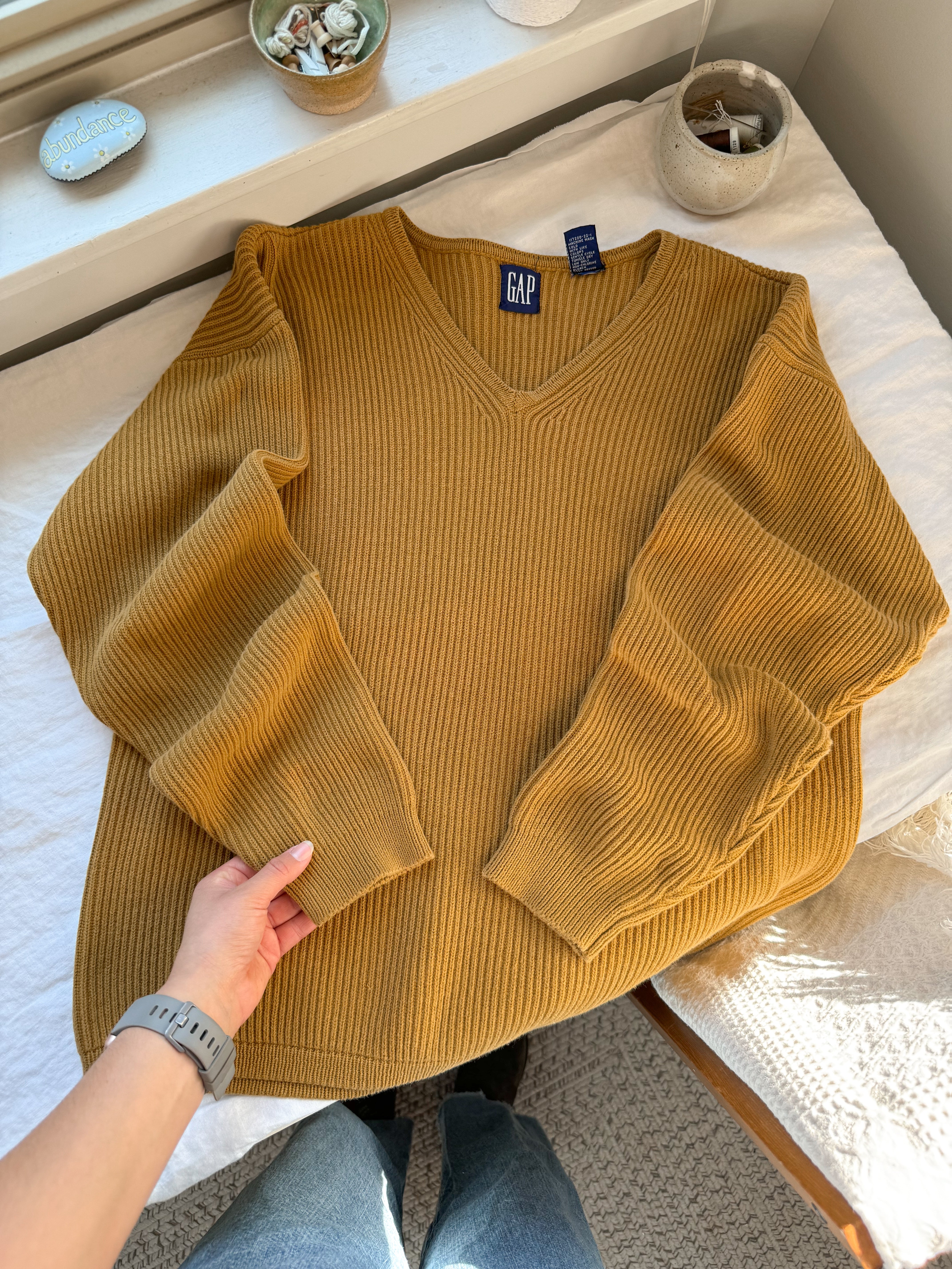 The Salted Caramel Ribbed Sweater (L)